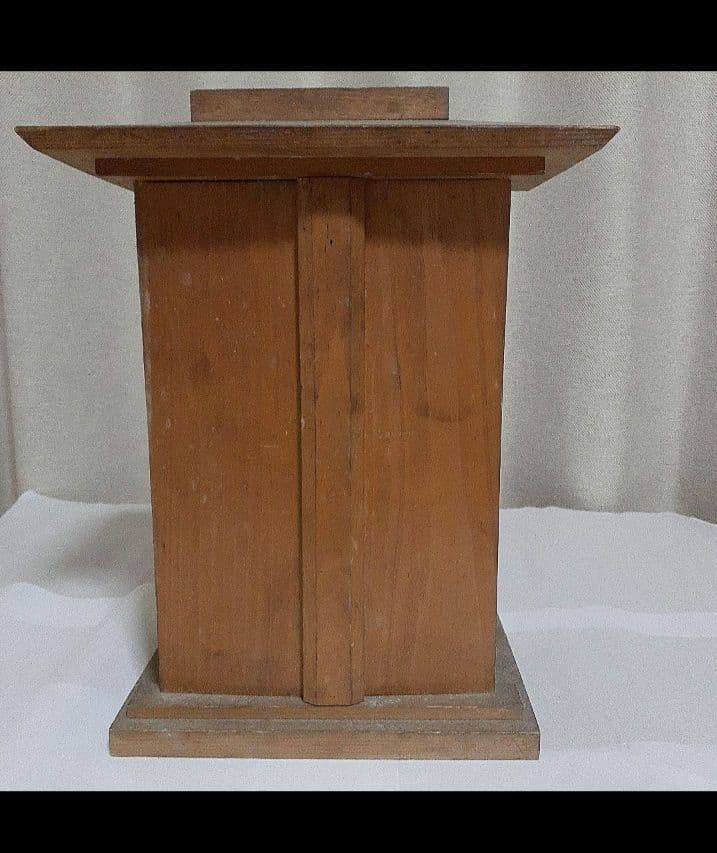 極彩色 稲荷明神 仏像 神像 厨子 美術品・アンティーク・コレクション