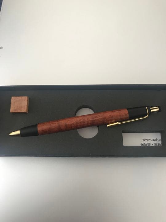 本花梨虎杢 スリムボールペン 野原工芸