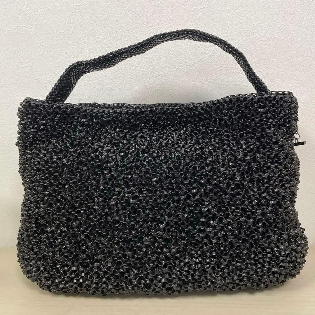 ANTEPRIMA セッキオ マットブラック ハンドバッグ