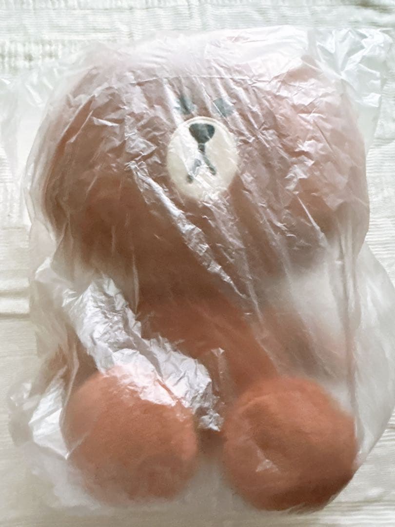 乃木坂46 久保史緒里　直筆サイン　LINELIVE当選品　ブラウンぬいぐるみ