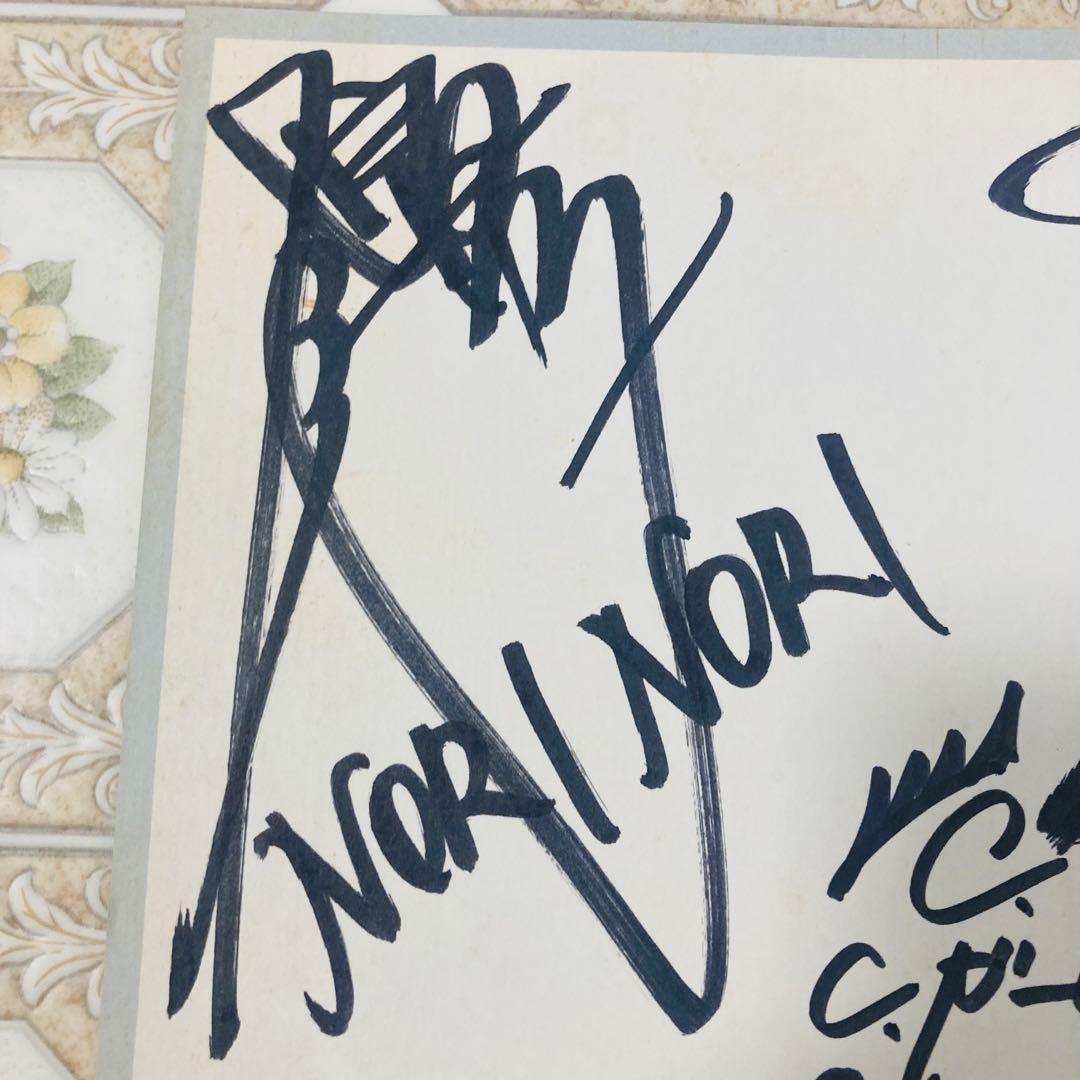 CCガールズ 直筆 サイン色紙 青田典子 原田徳子 藤森夕子 藤原理恵