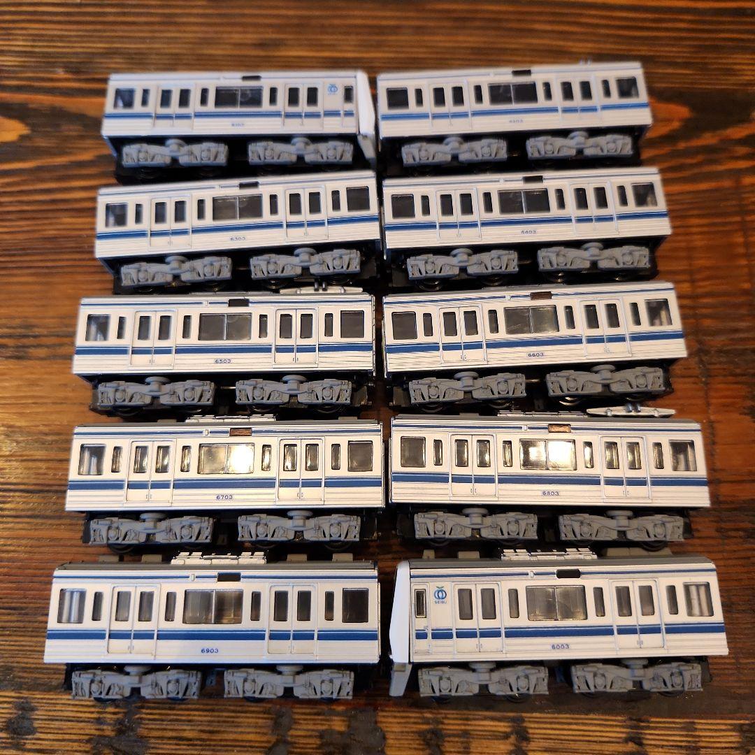 Bトレインショーティー　西武6000系　10両フル編成セット　bトレ