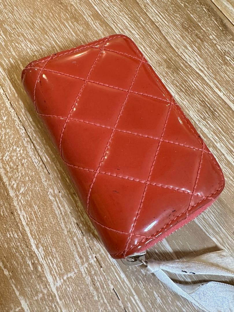 CHANEL ピンク　レザー ケース