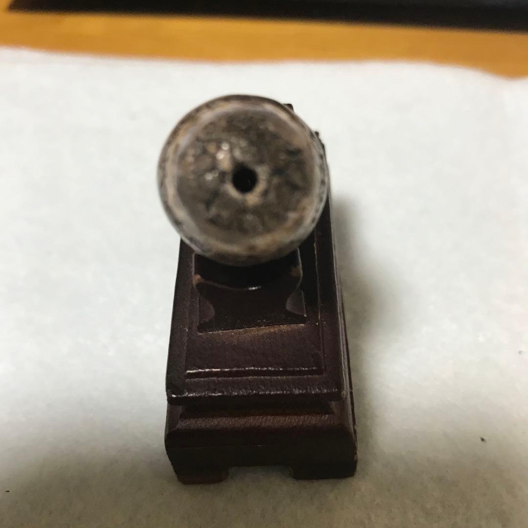超激レア珍品‼︎ 古代老礦石　たまご型蓮花三眼天珠　マニア向け　フジヤマ