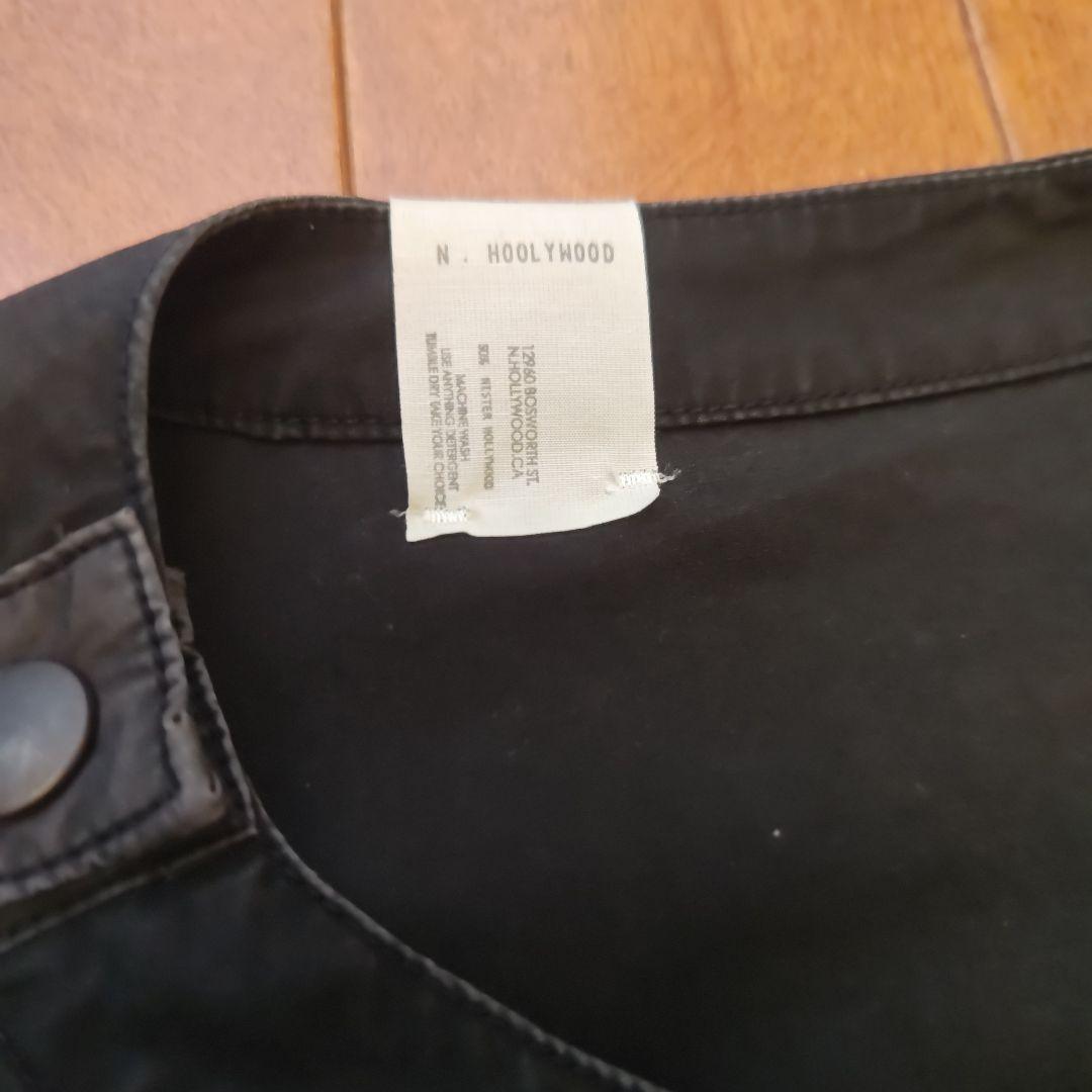 エヌハリウッド ノーカラーブルゾン