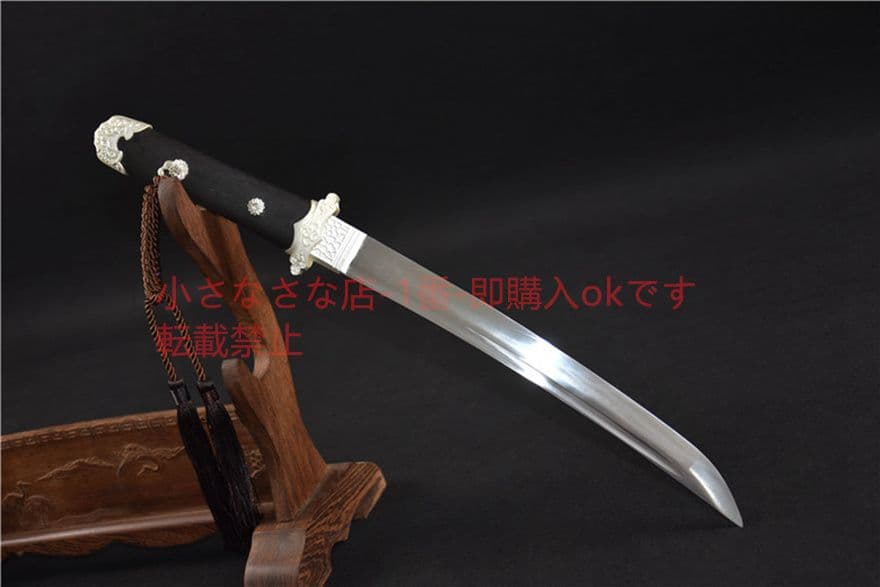 曲げ型簡装唐刀（短めの花梨木鞘）古兵器   武具　刀装具　日本刀　模造刀 居合刀