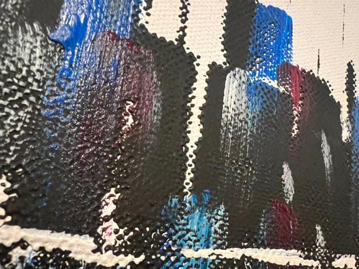 絵画④ ニューヨーク　New York マンハッタン　風景画　油絵　2012