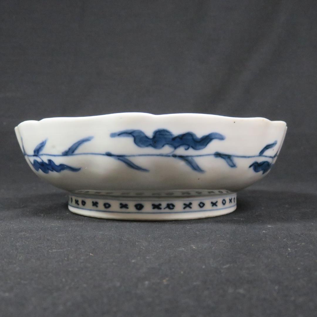 なます皿 4枚 源江製 竜 色絵付 金彩 花 豪華 蛇の目 江戸