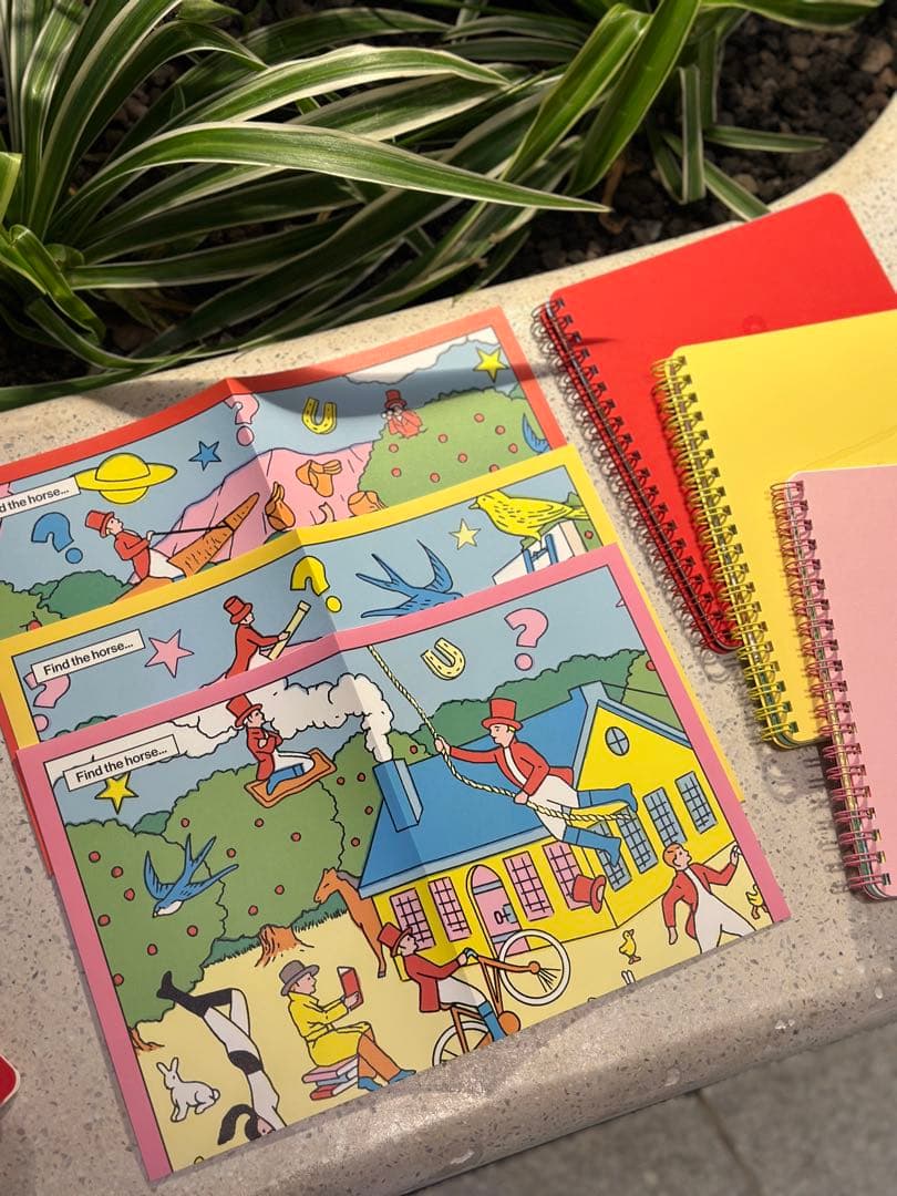 【希少】HERMES 非売品 限定ノートブック 馬さがし 全３色+おまけ 希少】HERMES 非売品 限定ノートブック 馬さがし 全3色+おまけ