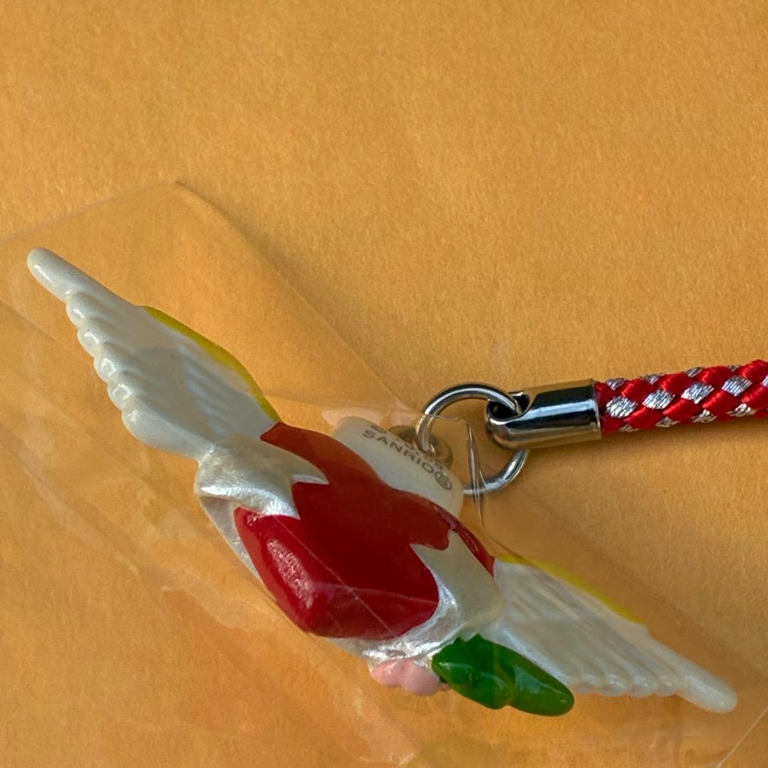 ★激レア★ハローキティ タトゥーKT LOVE 天使の羽 羽根 ストラップ 根付