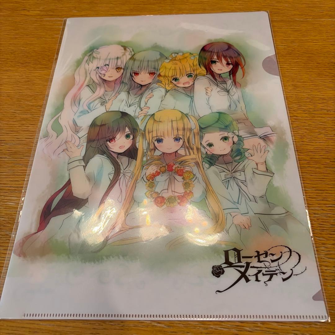 ローゼンメイデン展　原作絵　クリアファイル ローゼンメイデン展 原作絵 クリアファイル
