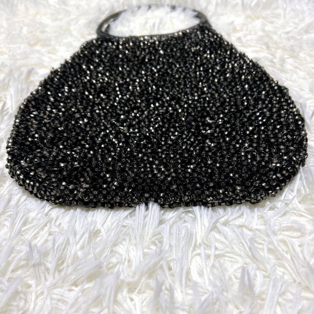 【美品】ANTEPRIMA ワイヤーバック　ブラック スタンダード　ラウンド