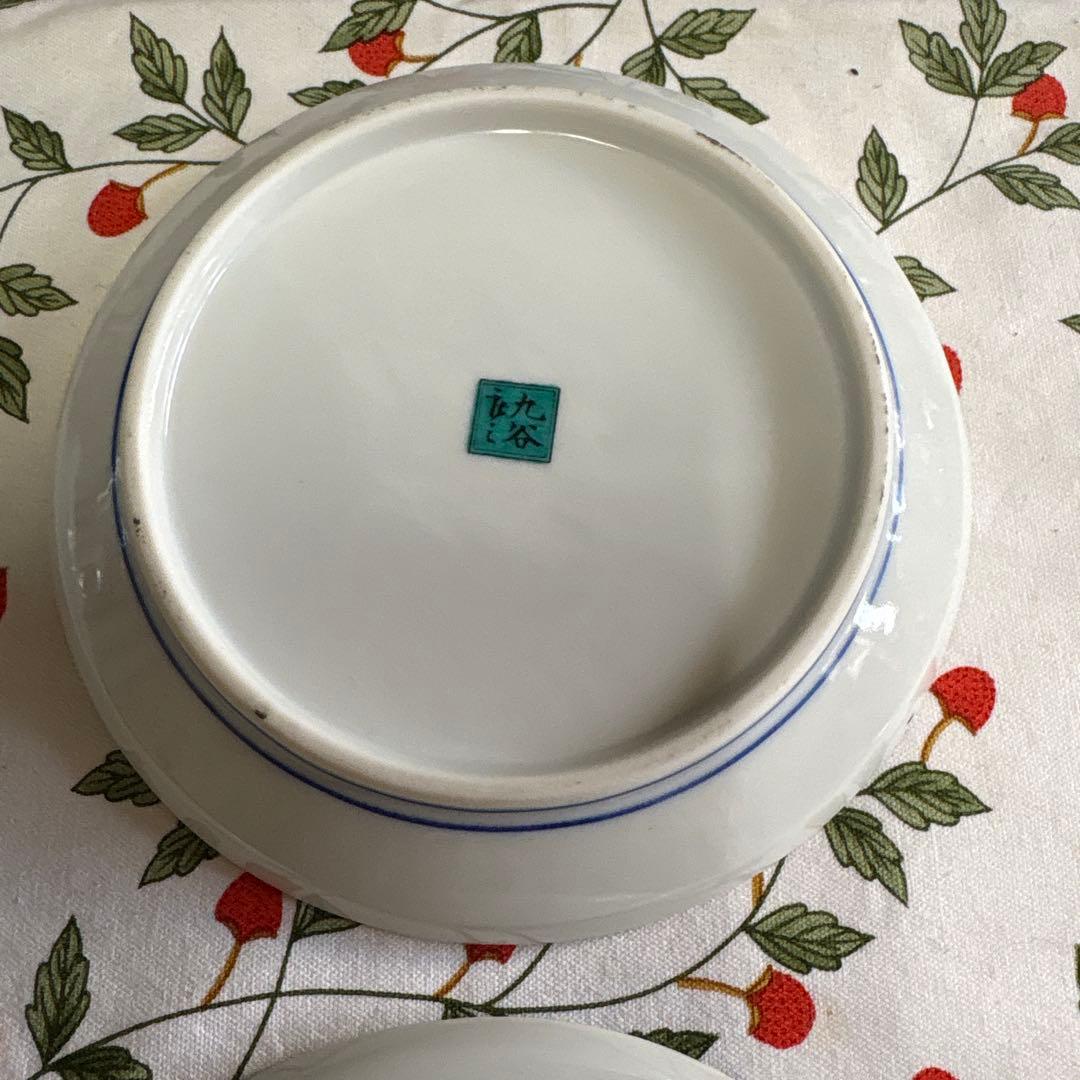 古伊万里の器 – Kotto Shop 江戸中期 古伊万里染付芙蓉手蓋茶碗 14客と