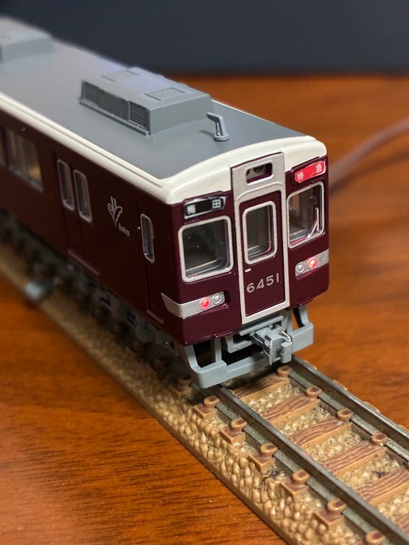 阪急6300系8両　kato ライト点灯動力動作確認済