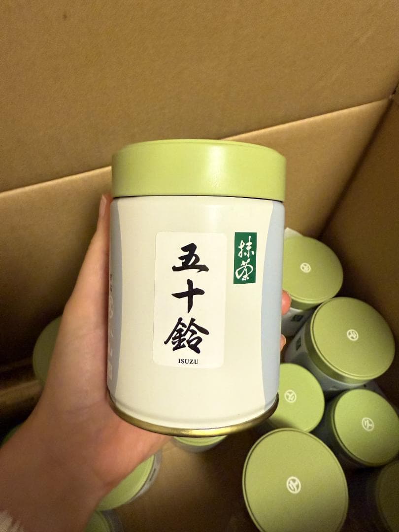 抹茶　五十鈴100g　丸久小山園 缶 五十鈴100g缶入り【丸久小山園】 | 抹茶・抹茶入りのお茶 | お茶通販