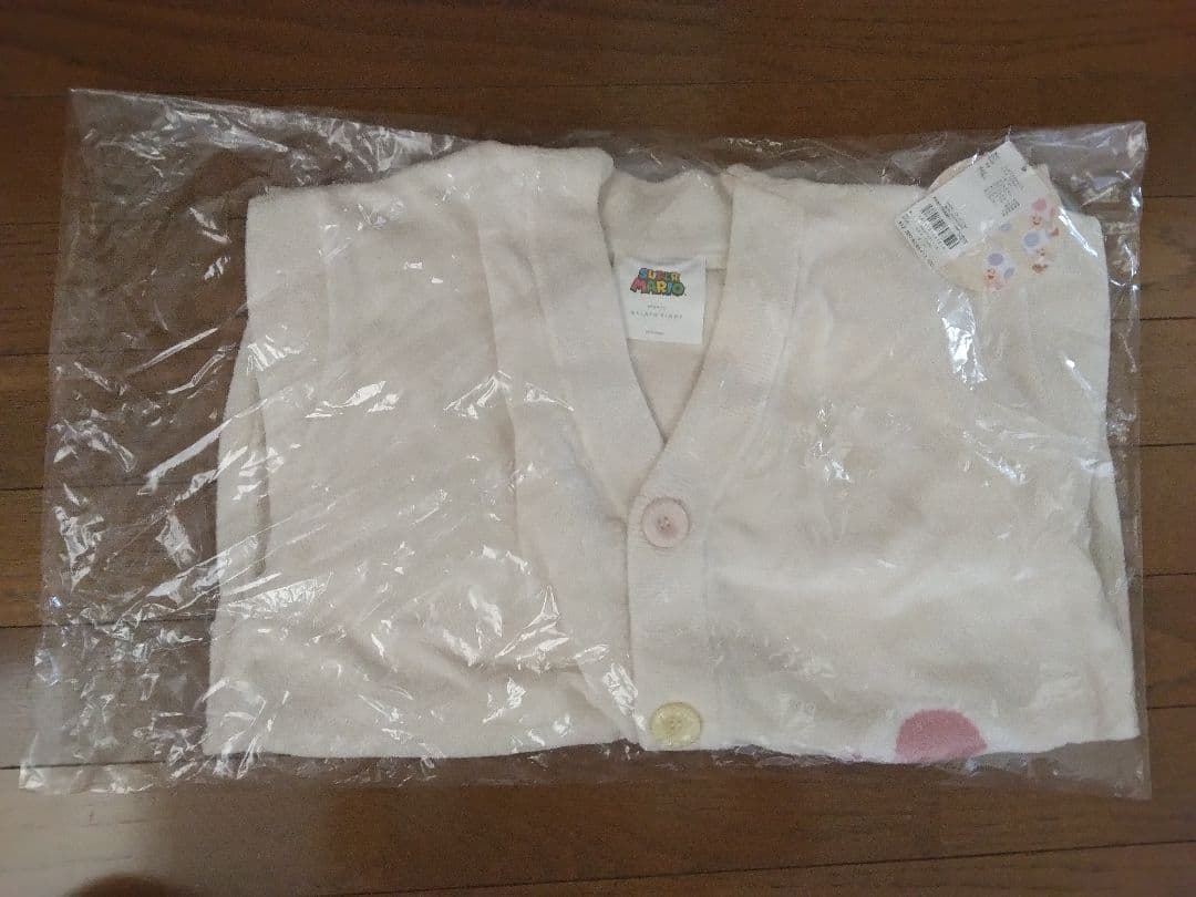 ジェラートピケ　スーパーマリオ　キノピオ　カーディガン　ルームウェア