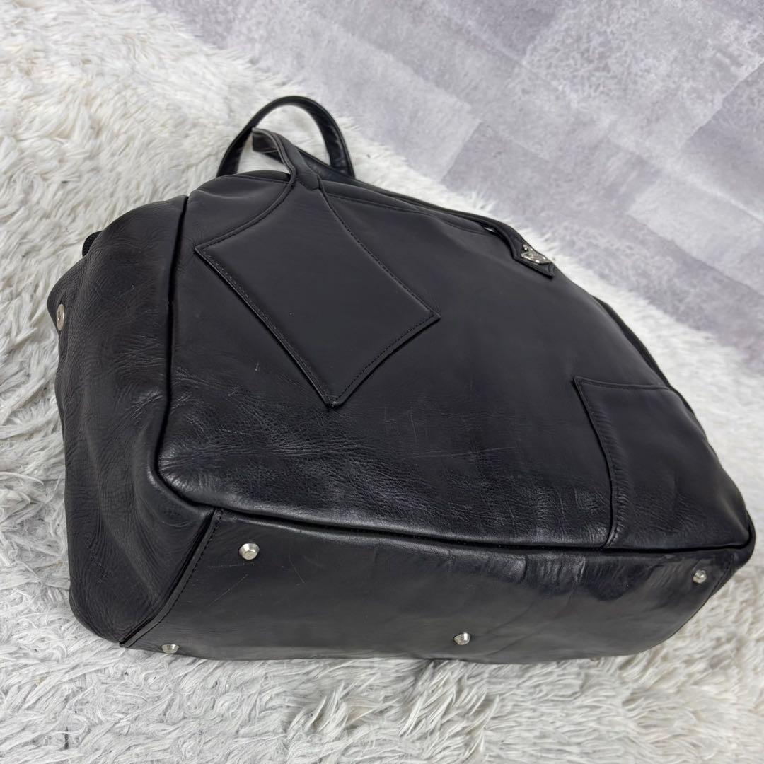 美品 Vivienne Westwood レザー ボストンバッグ トート オーブ