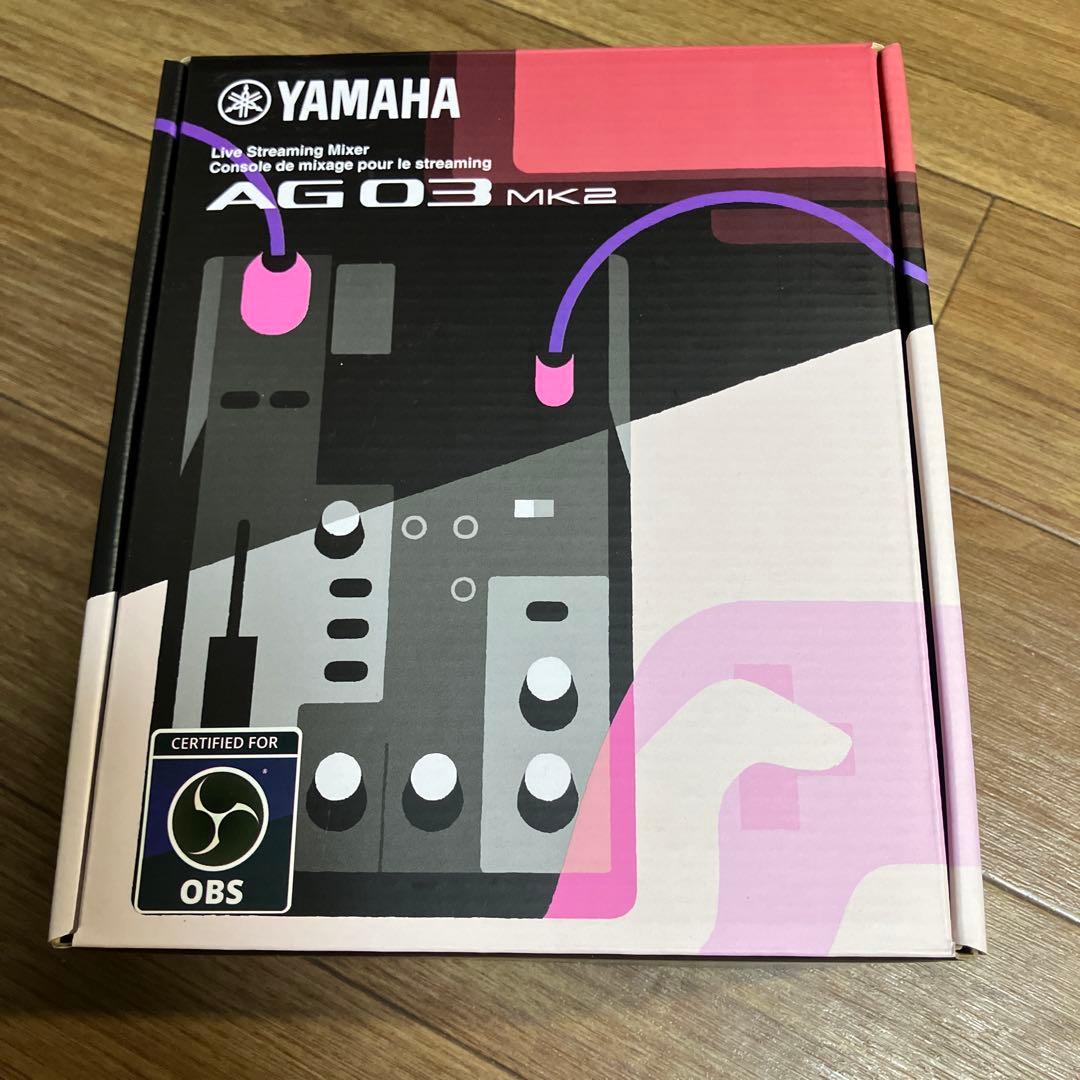美品◉ YAMAHA ライブストリーミングミキサー ブラック AG03MK2 B