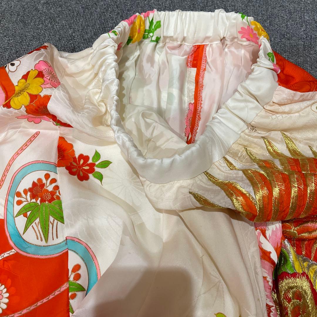 レオさま❣️ 専用子供着物リメイク 変形ワイドパンツ