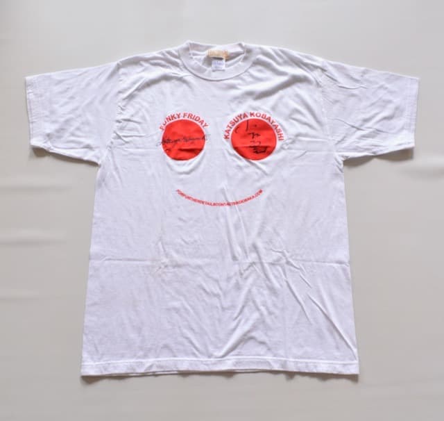 NACK5〘激レア 小林克也サイン入 日の丸】 Tシャツ ファンキー