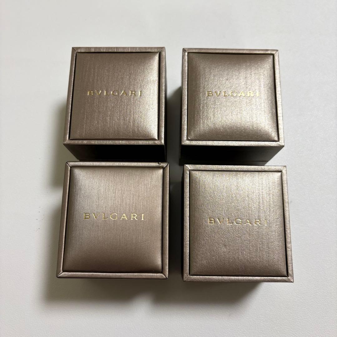 ブルガリ リングケース 空箱 4個セット 現行品 リボン付き