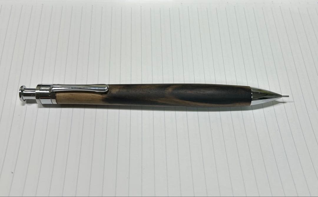 【最終値下げ】工房楔　黒柿　0.5mmシャープペンシル