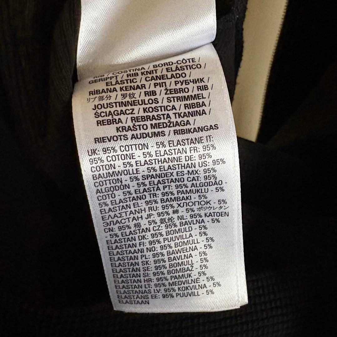 ひ*ち様 DIESEL サーマルジップパーカー ブラック L ディーゼル A00