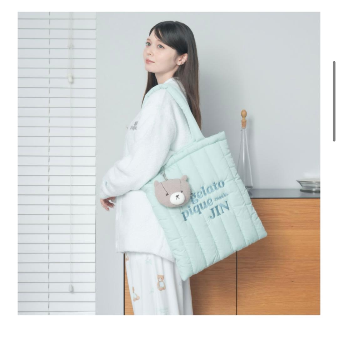 【新品未開封】ジン　ジェラートピケ　 トートバック(MINT)