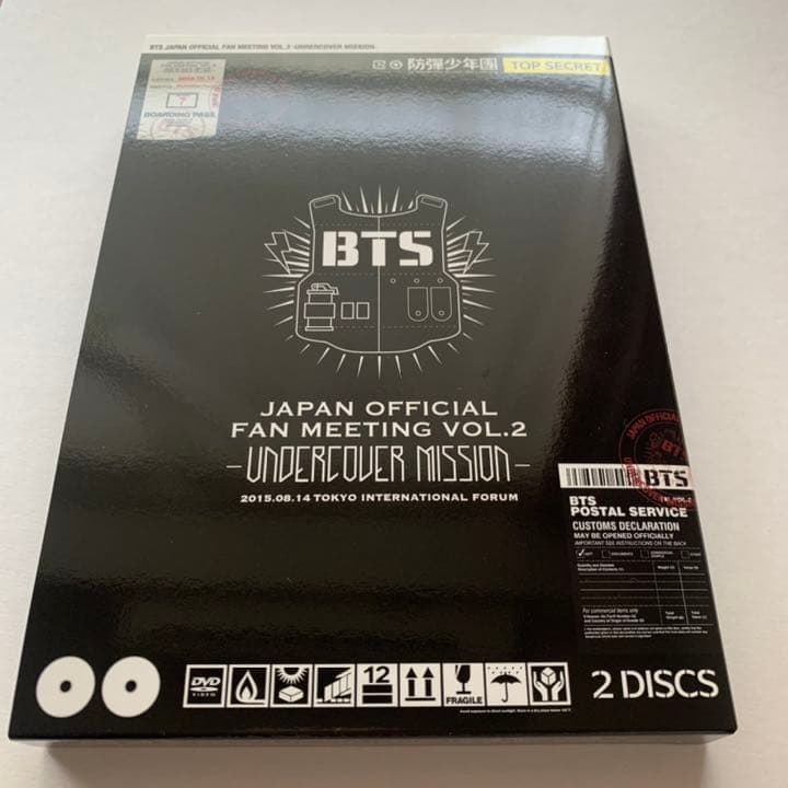 BTS アンカバ 売れ筋 UNDERCOVER MISSION DVD BTS 防弾少年団