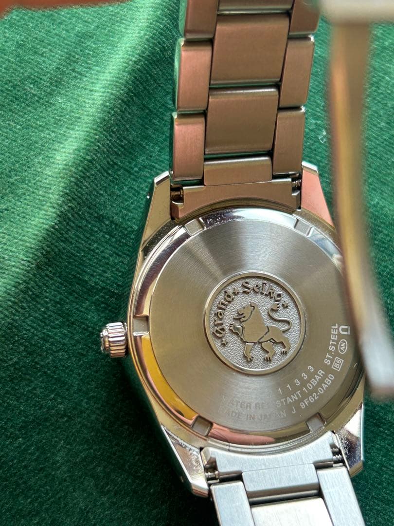 美品 Grand Seiko 9F62-0ABO/SBGX061 黒文字盤