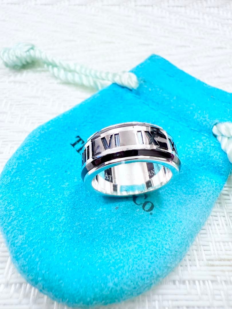 ティファニー TIFFANY アトラスリング 11号 チタン TI 925 指輪