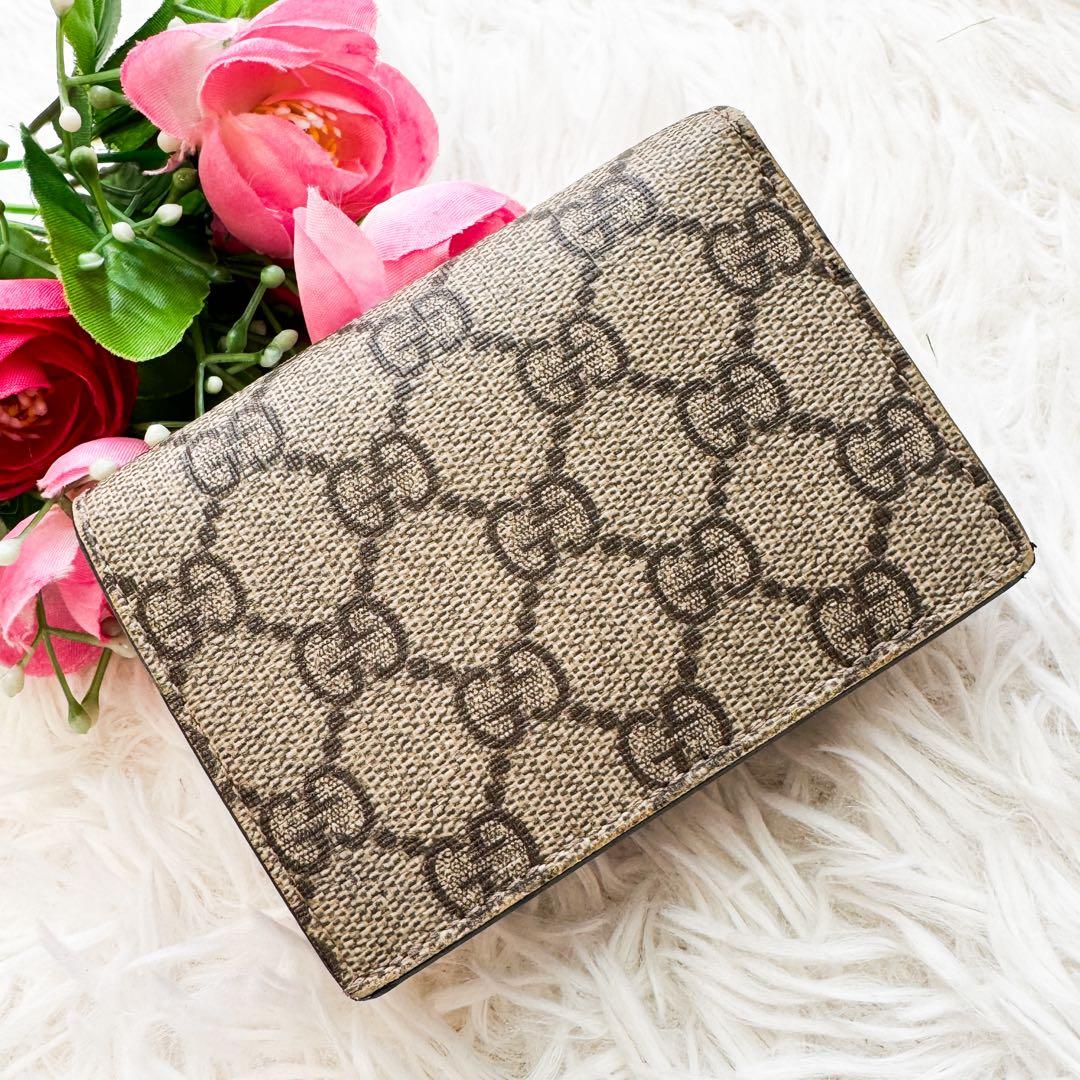 グッチ 折り財布 さくらんぼ インターロッキング GGシュプリーム