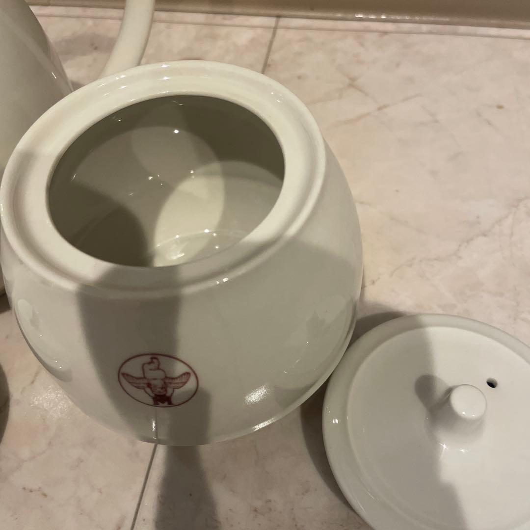 小*隆様 【貴重】森永 ティーポット シュガーポット 森永製菓 ロゴ