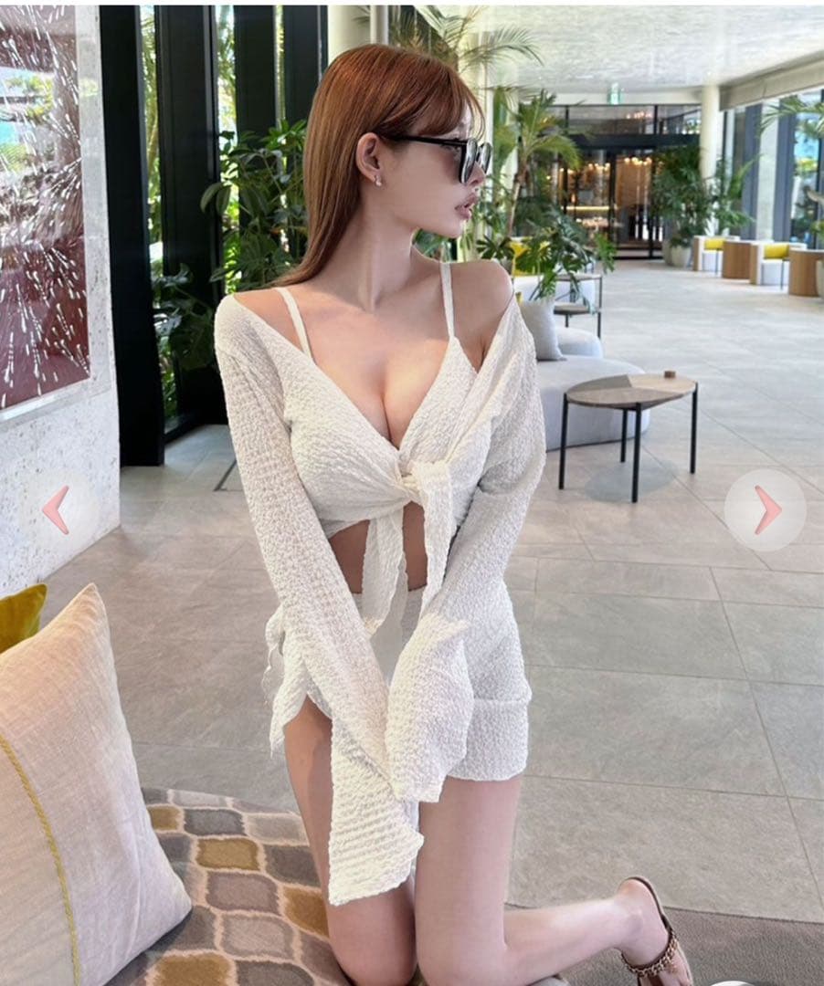 rady パレオデザインビキニ ボレロ　水着　セットアップ　アイボリー