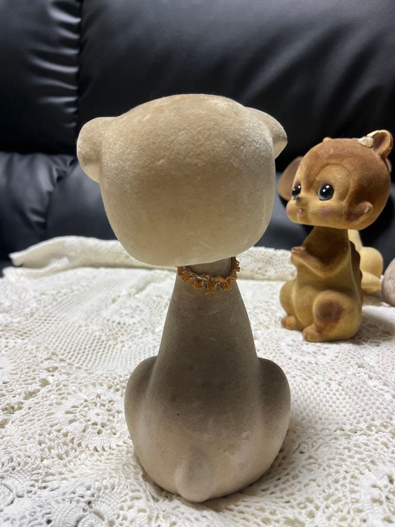 蚤の市　アンティークドール　置物　貯金箱