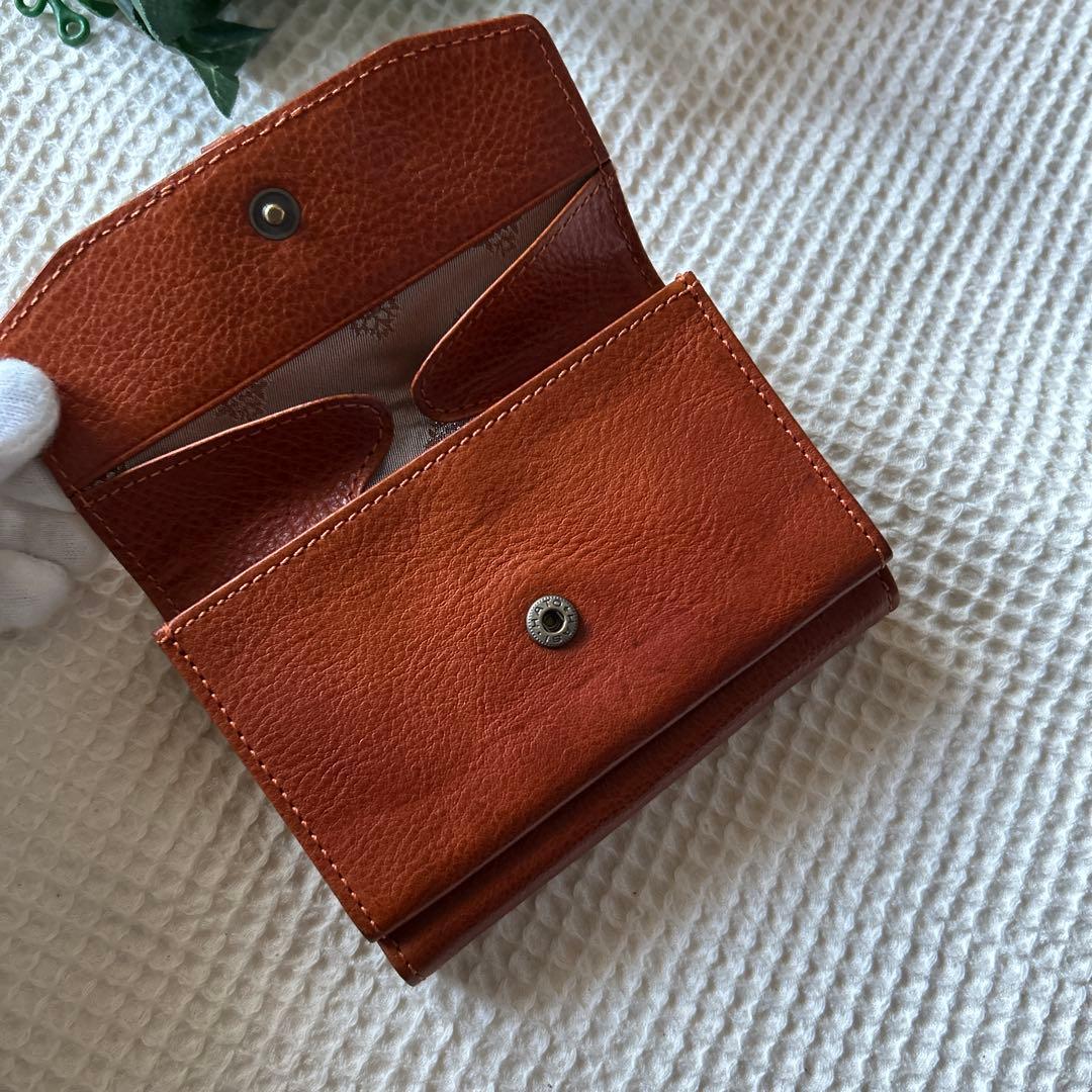 新品Dakota 二つ折り牛革財布 ブラウンお勧め