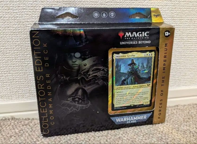 MTG ウォーハンマー 統率者デッキ 帝国の軍勢 コレクターズエディション MTG 【MTG】コレクターズエディション『帝国の軍勢』ウォーハンマー40