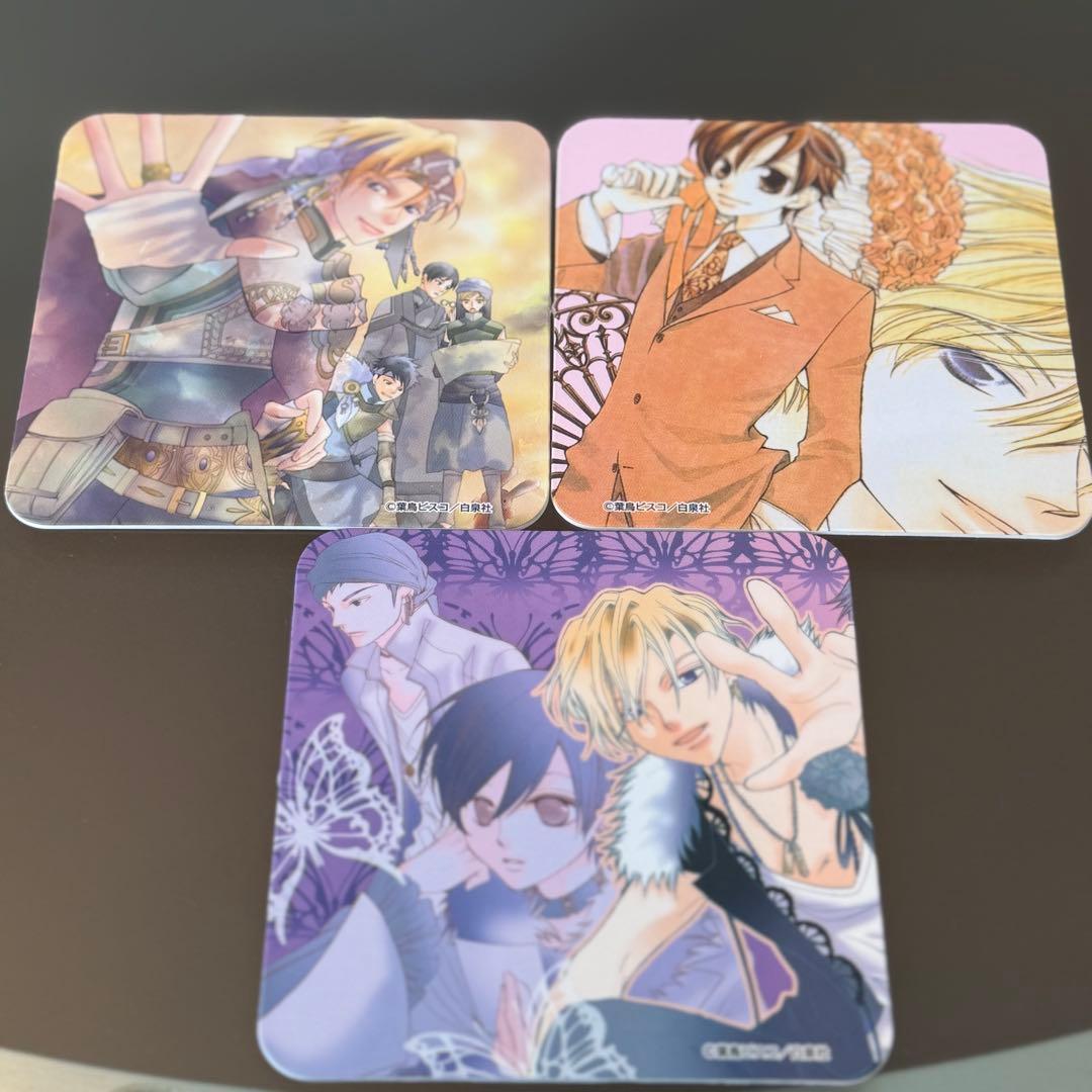 桜蘭高校ホスト部 コラボカフェ フード特典 オリジナルコースター