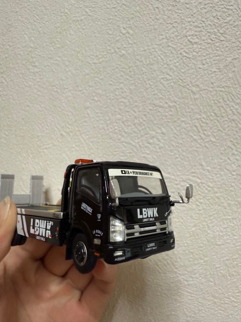 キ*ド様 LBWK mini gt トラック いすゞ　エルフ　スロープ可動　積載