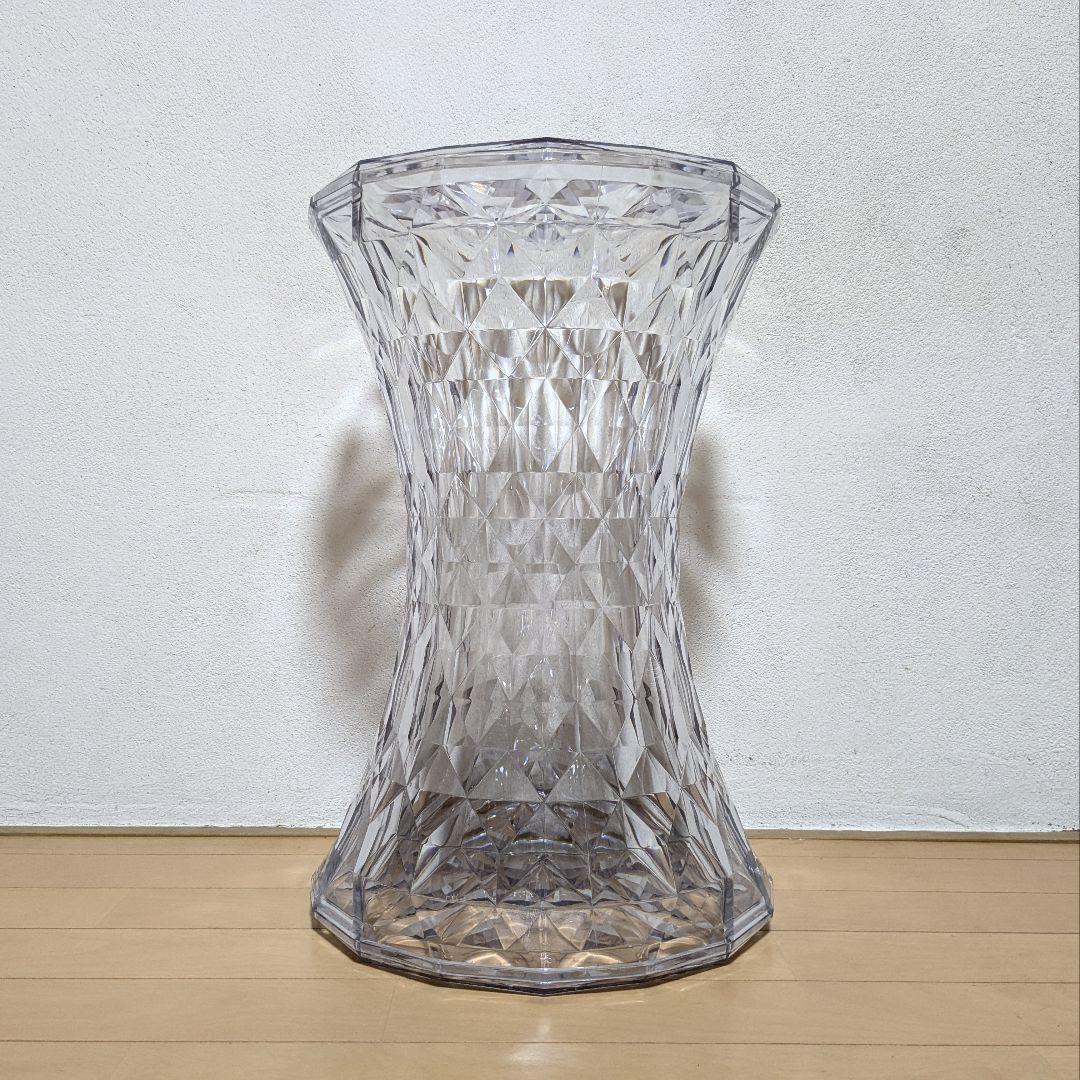 美品 Kartell STONE カルテル ストーン スツール クリスタル ④