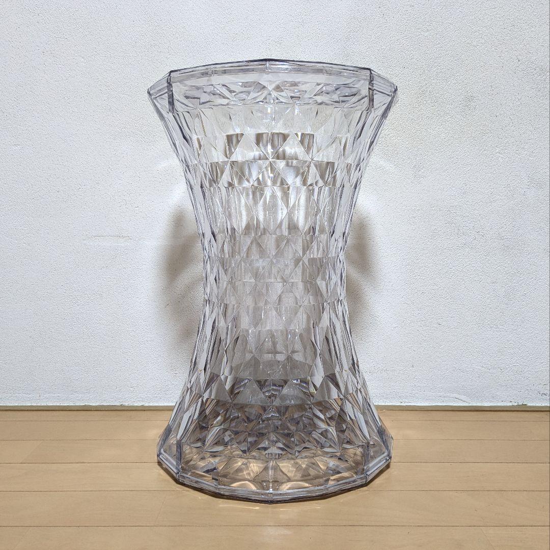 美品 Kartell STONE カルテル ストーン スツール クリスタル ④