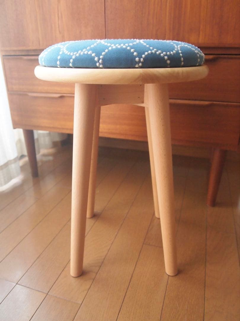 piroroさん専用 ミナペルホネン ハンドメイド ラウンドスツール 生地 椅子