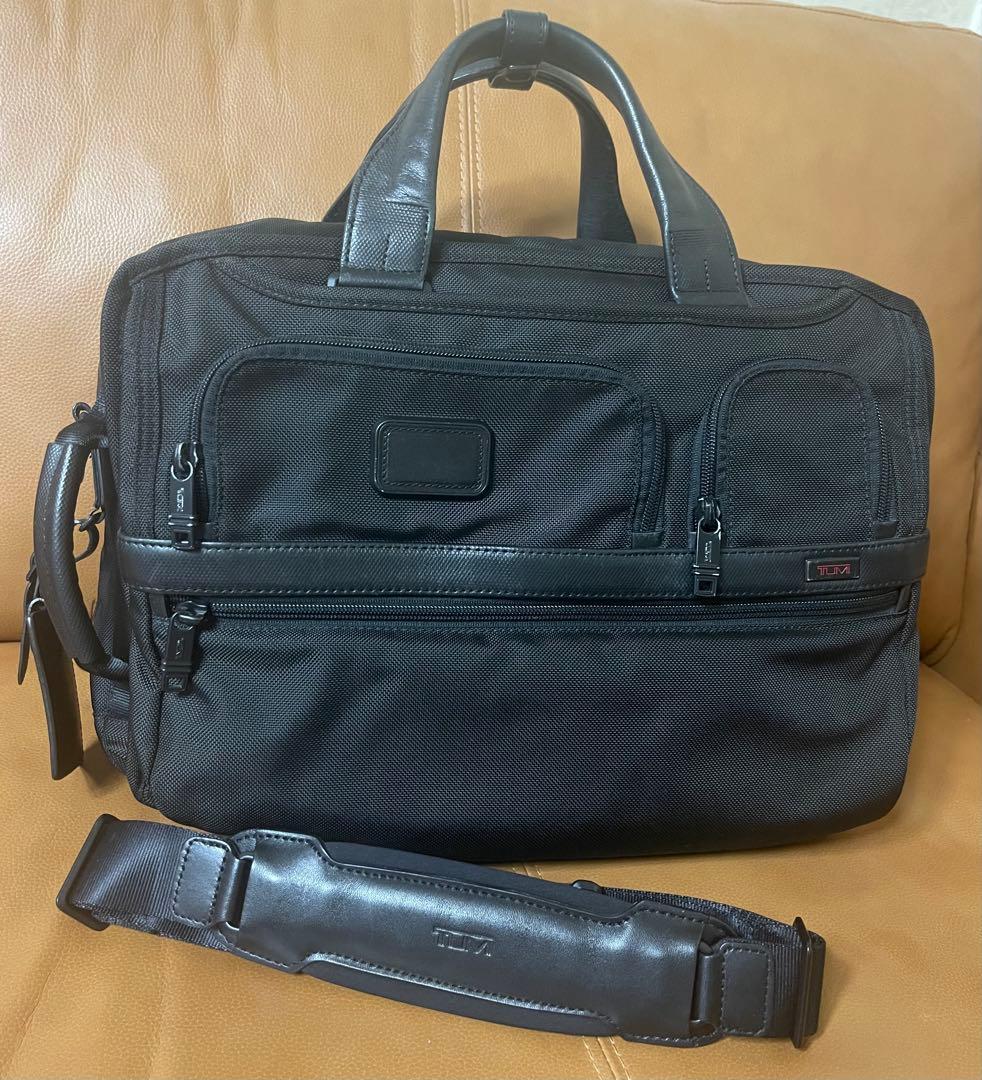 TUMI ナイロン.レザー　ビジネスバッグ　リュック　 3way A4収納　黒