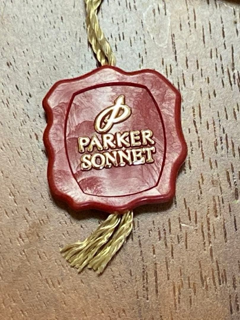 Parker シルバー万年筆　パーカー　ソネット plaque argent