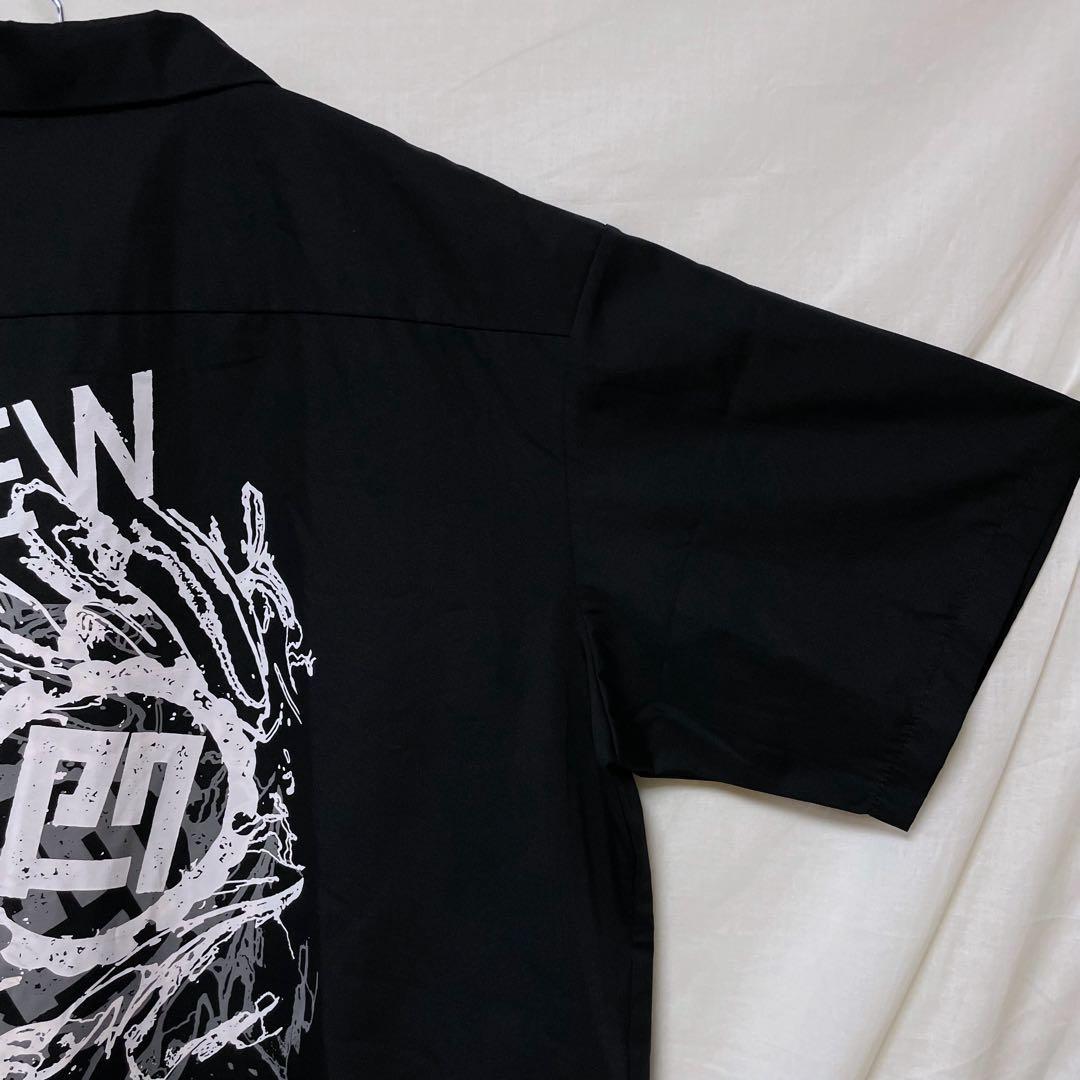 激レア】B'z 稲葉浩志 半袖シャツ ビーズ CREWプリント 黒ブラック L