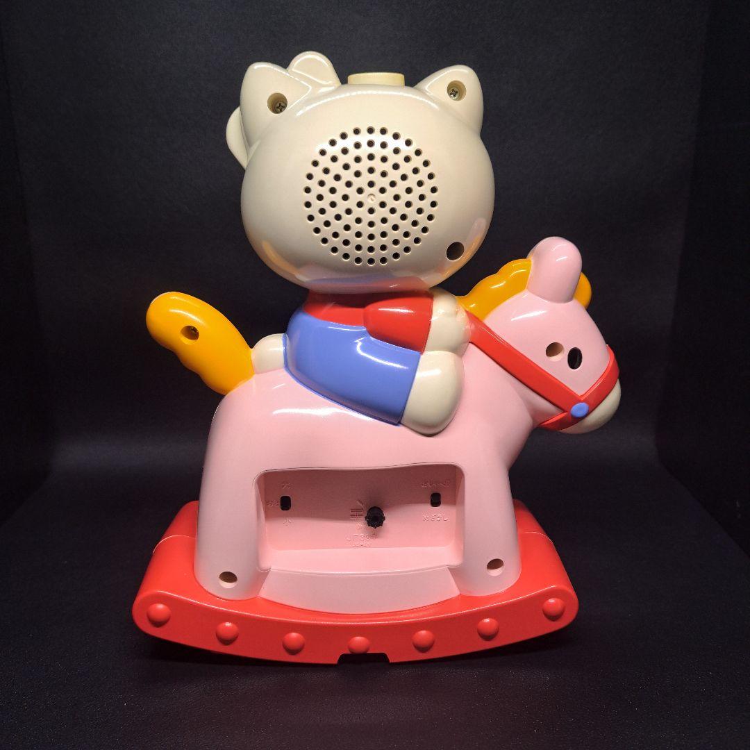 GW限定値下】ハローキティ 木馬 目覚まし時計 Kitty【ジャンク】 希少