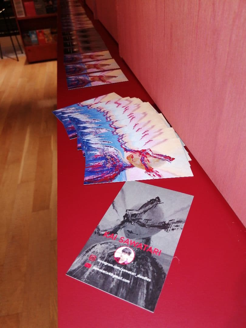 オリジナル自作絵 絵画 sawatari_doodles【Through】