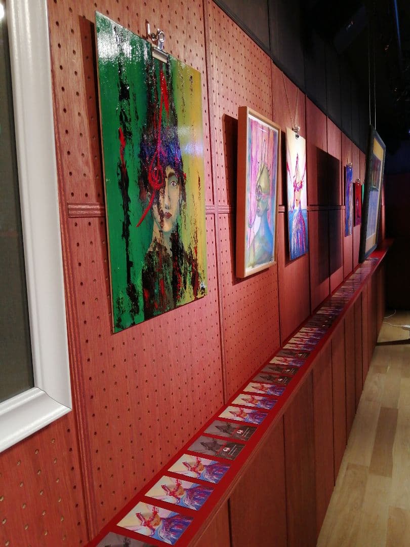 オリジナル自作絵 絵画 sawatari_doodles【Through】