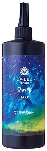 パジコ星の雫UV/LED硬化レジン液　500g×2本　透明／ハード　全国送料無料
