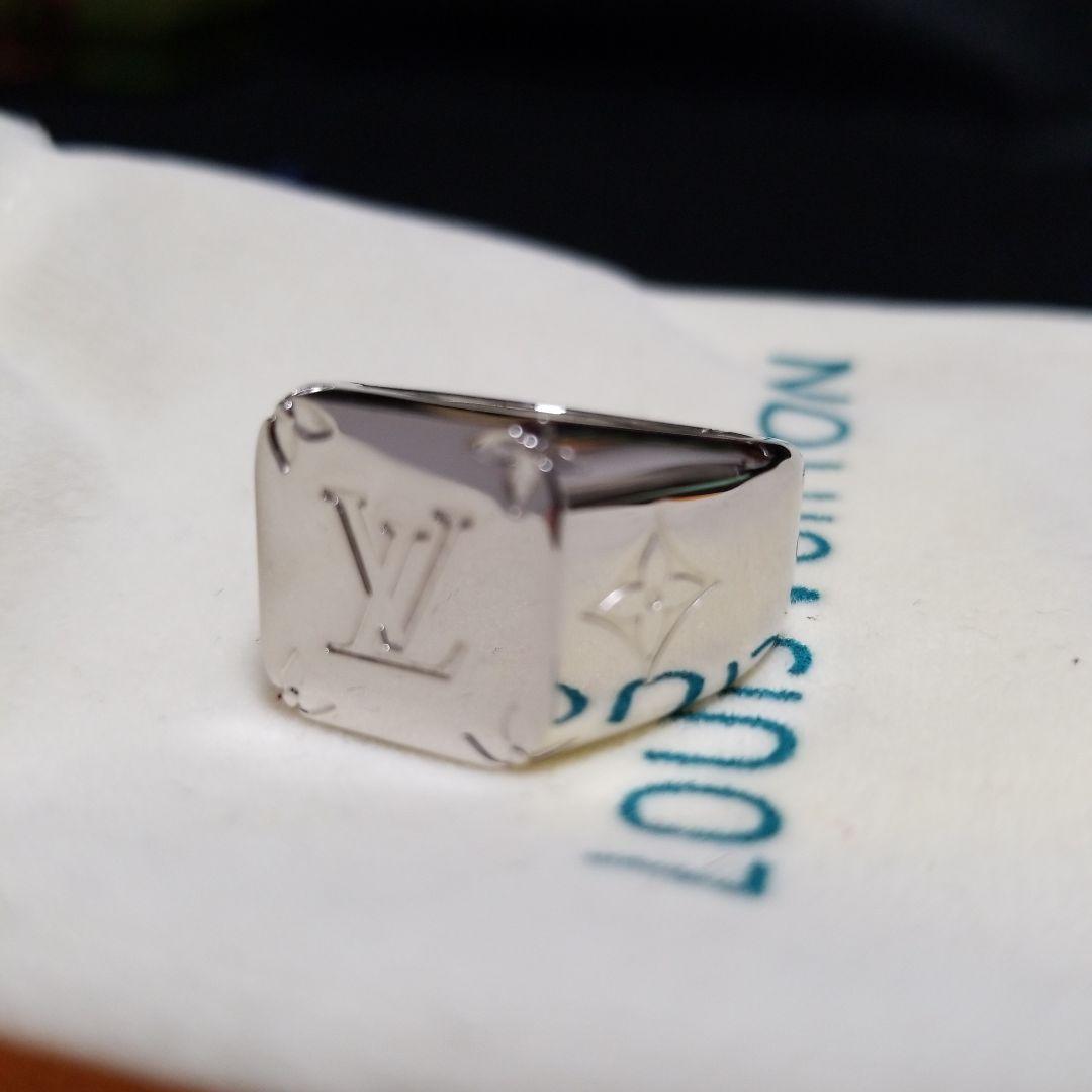 【極美品】Louis Vuitton シグネットリングシルバー【鑑定済】✨
